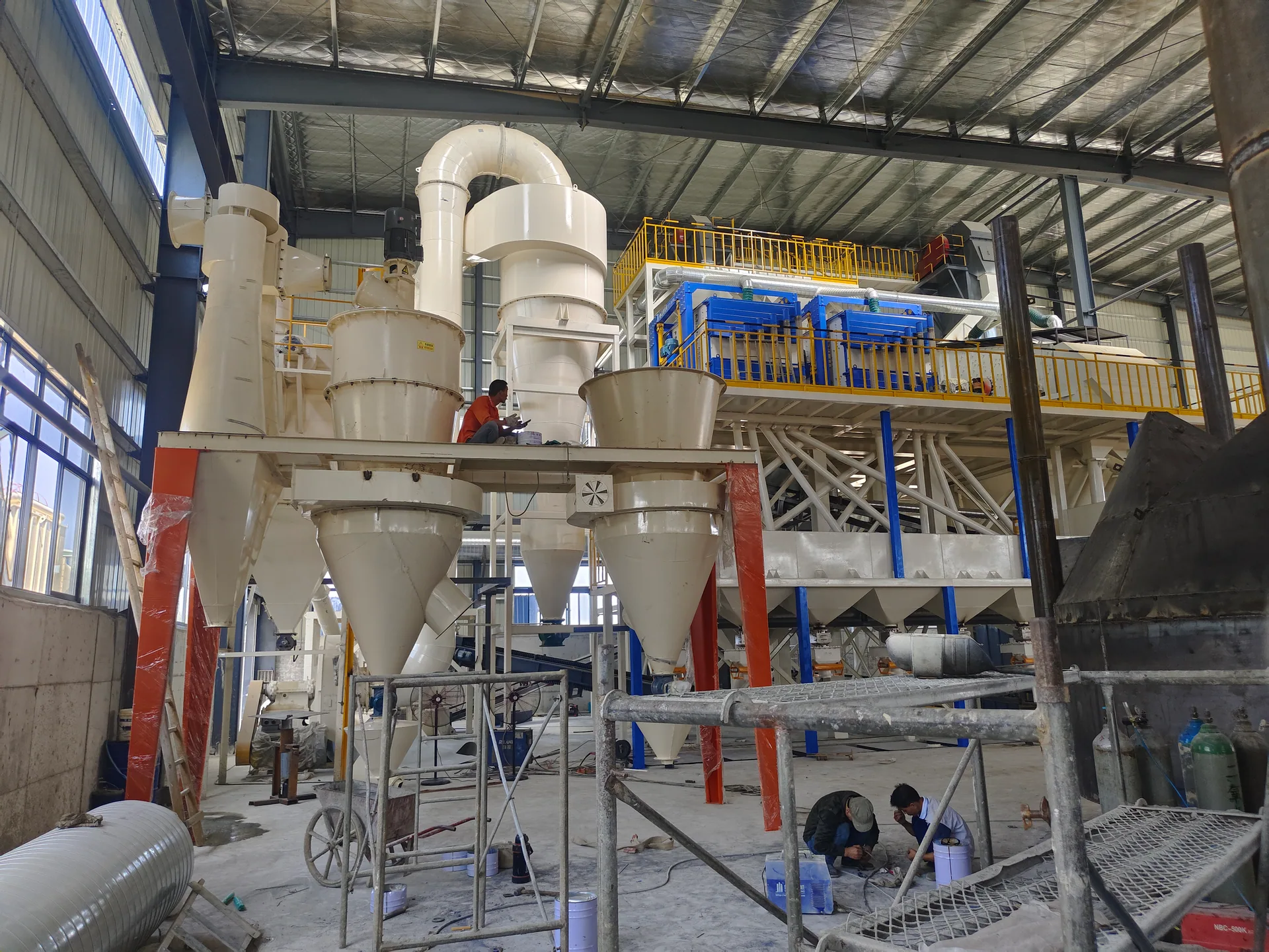 INNOVATE HGM ultrafine grinding mill installed in a powder processing plant